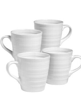 Over and Back Farmhouse Mugs - Set of 4